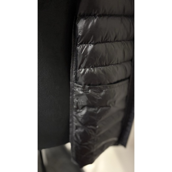 Calvin Klein Women's XL Lightweight Premium Down Puffer Jacket Black Hooded Coat - Picture 11 of 14